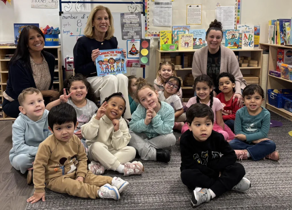 Rep Fiola Reads to Head Start rep carole fiola reading to the children of head start